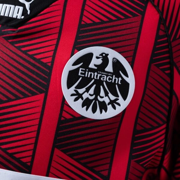 Eintracht Frankfurt 1995/96 Retro Home  Long Sleeve Jersey