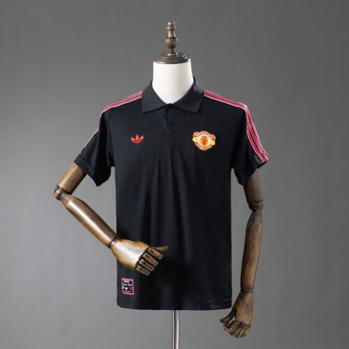 img_4504 Manchester United Polo Shirt - Black