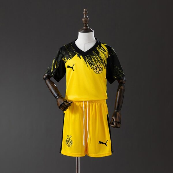Borussia Dortmund 2025/26 Kids Home Kit – Full Youth Set