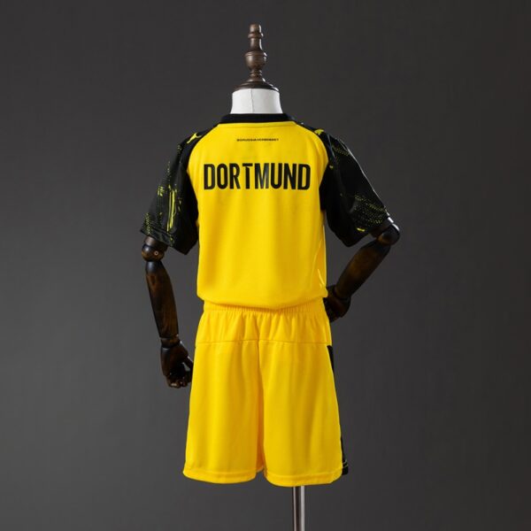 Borussia Dortmund 2025/26 Kids Home Kit – Full Youth Set