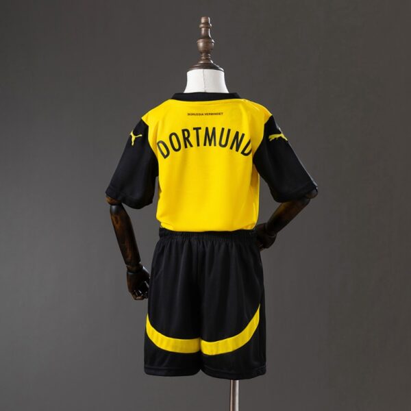 Borussia Dortmund 2024/25 Kids Home Kit – Full Youth Set