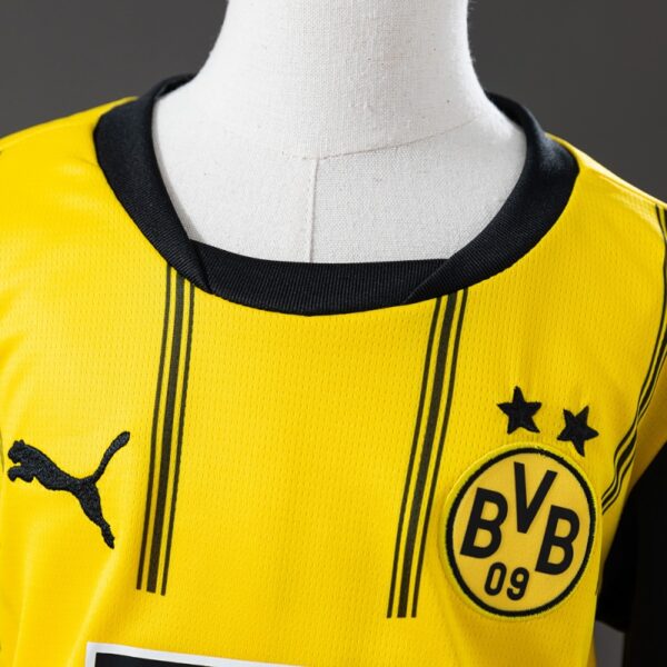 Borussia Dortmund 2024/25 Kids Home Kit – Full Youth Set