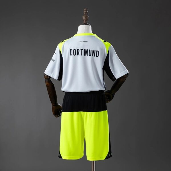 Borussia Dortmund 2025/26 Kids Away Kit – Full Youth Set (Copy)