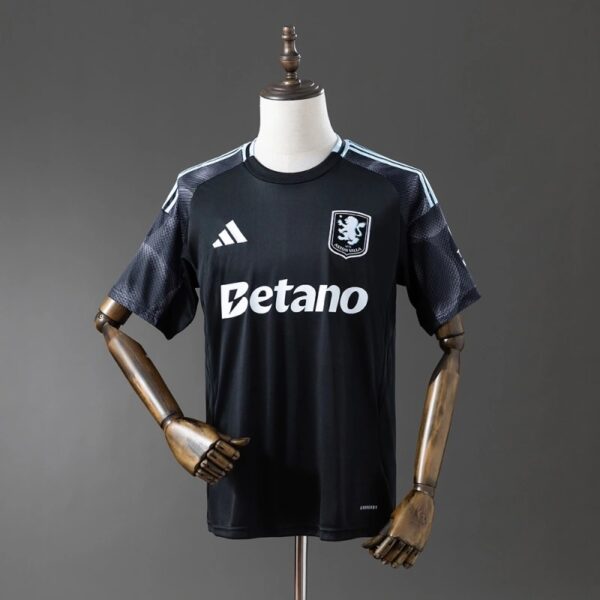 Aston Villa 2025/26 Away Black Jersey – Official Home Shirt