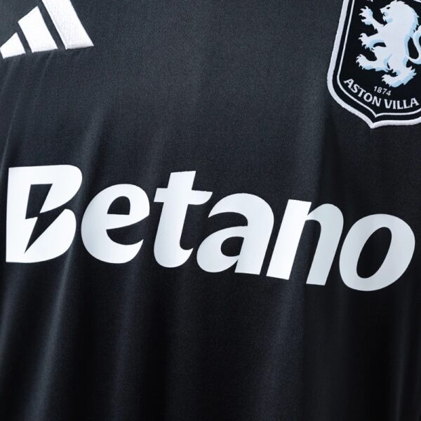 Aston Villa 2025/26 Away Black Jersey – Official Home Shirt