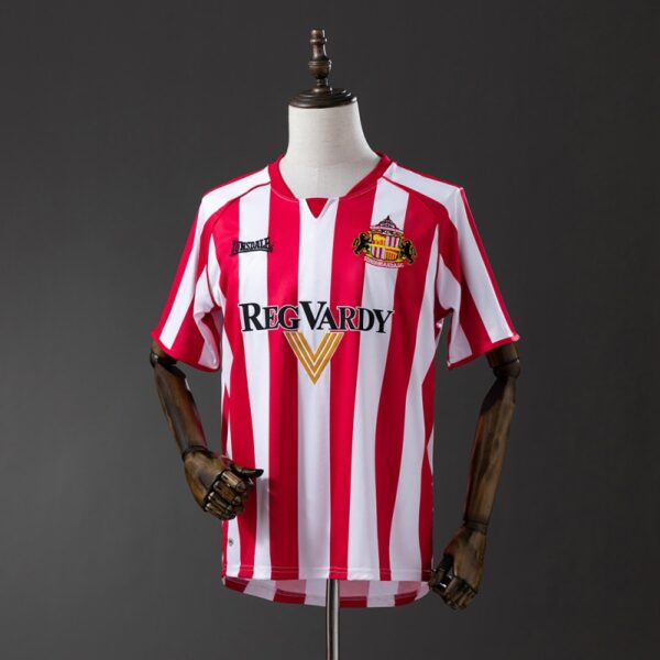 Sunderland Retro 2005/06 Home Jersey – Classic Red & White Vintage Shirt