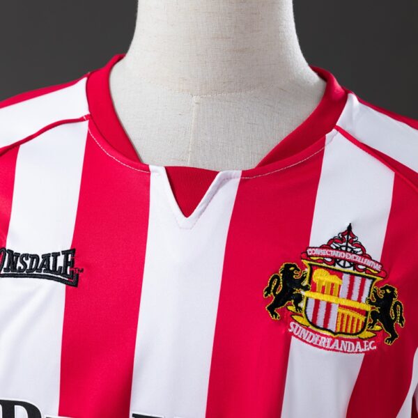 Sunderland Retro 2005/06 Home Jersey – Classic Red & White Vintage Shirt