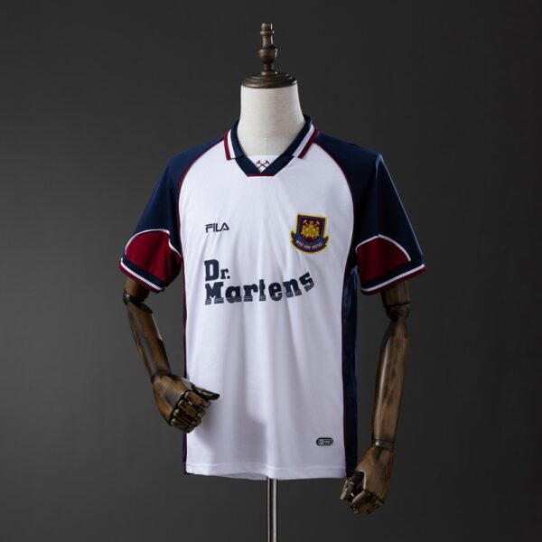West Ham United Retro 1999/01 Away Jersey – Classic Heritage Edition