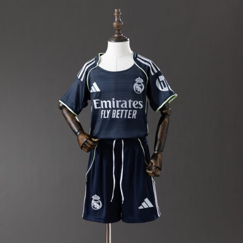 Real Madrid 2025/26 Away Kids Kit – Official Style Edition