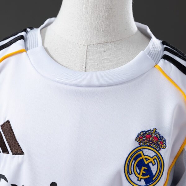Real Madrid 2025/26 Home Kids Kit – Official Style Edition