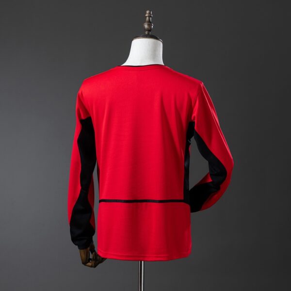 Manchester United 2002/04 Home Retro Long Sleeve Jersey – Classic Red Edition