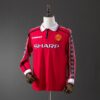 img_5965 Manchester United 1998/99 Home Long Sleeve Retro Jersey – Treble Winners Edition