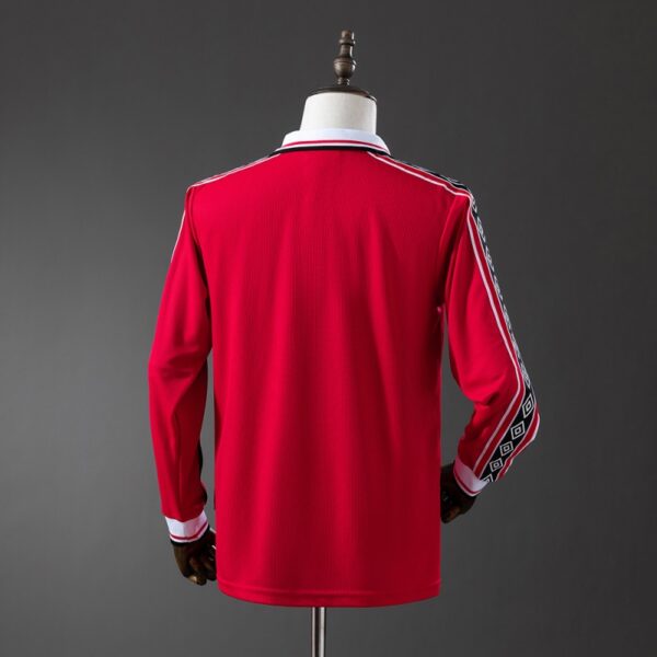img_5966 Manchester United 1998/99 Home Long Sleeve Retro Jersey – Treble Winners Edition