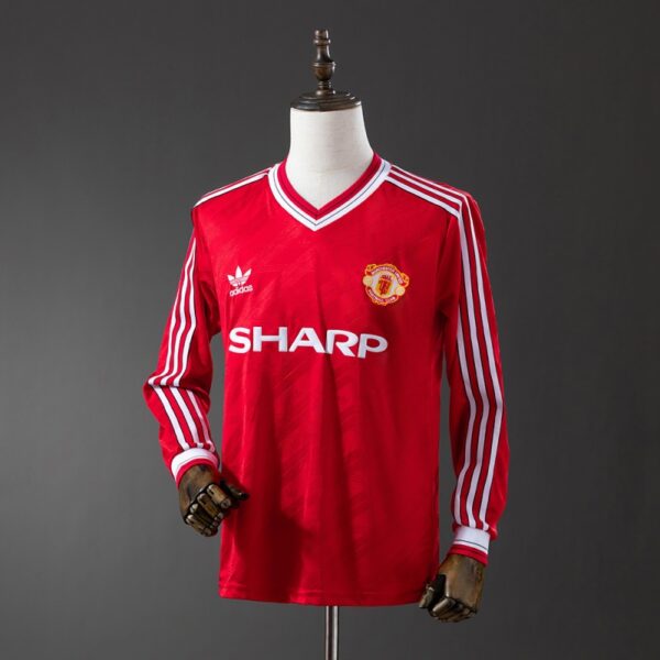 img_6021 Manchester United 1986/88 Home Long Sleeve Retro Jersey – Classic 80s Edition