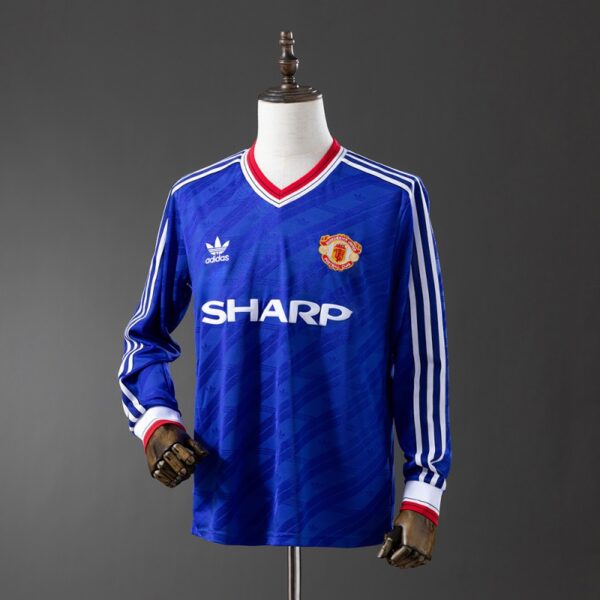 img_6028 Manchester United 1986/88 Away Long Sleeve Retro Jersey – Classic 80s Edition