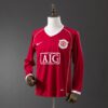 Manchester United 2006/07 Home Long Sleeve Retro Jersey – Premier League Champions Edition