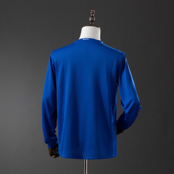 Manchester United 2008/09 Second Away Long Sleeve Retro Jersey – Blue Edition