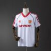 Manchester United 1991 White Away Retro Jersey – Classic Cup Winners Edition