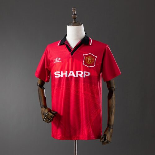 Manchester United 1994/96 Home Red Retro Jersey – Classic 90s Champions Edition