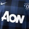 Manchester United 2013/14 Away Retro Jersey – Navy & Black Classic Edition
