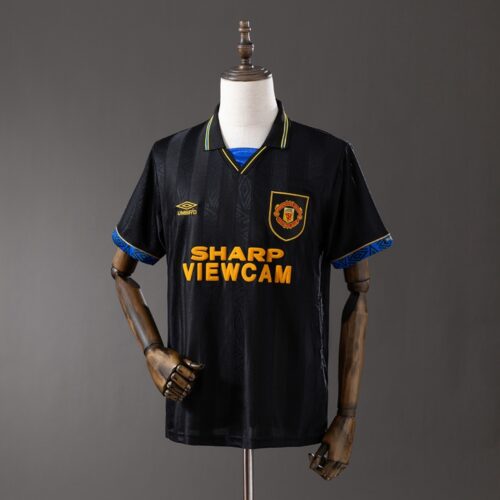 Manchester United 1993/94 Black Away Retro Jersey – Classic 90s Edition