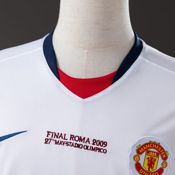 img_6255 Manchester United 2008/09 Champions League Away White Retro Jersey – European Edition