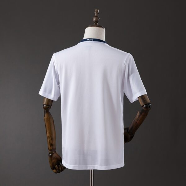 Manchester United 2008/09 Away White Retro Jersey – European Edition