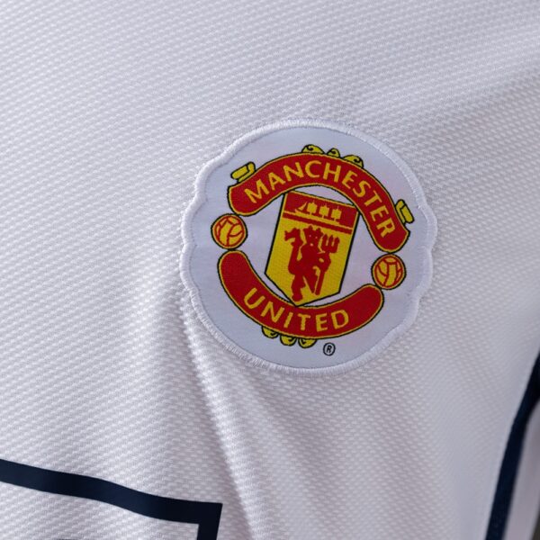Manchester United 2008/09 Away White Retro Jersey – European Edition