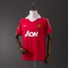 Manchester United 2010/11 Home Red Retro Jersey – Classic Champions Edition