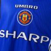 Manchester United 1996/98 Blue Away Retro Jersey – Classic 90s Edition