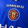 Manchester United 1996/98 Blue Away Retro Jersey – Classic 90s Edition