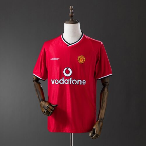 Manchester United 2000/02 Home Red Retro Jersey – Classic Early 2000s Edition