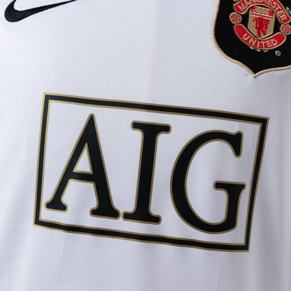 Manchester United 2006/07 Away White Retro Jersey – Champions Edition