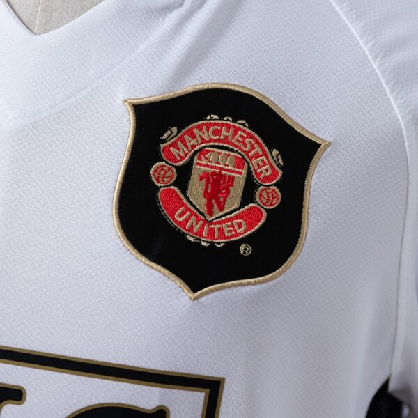 Manchester United 2006/07 Away White Retro Jersey – Champions Edition