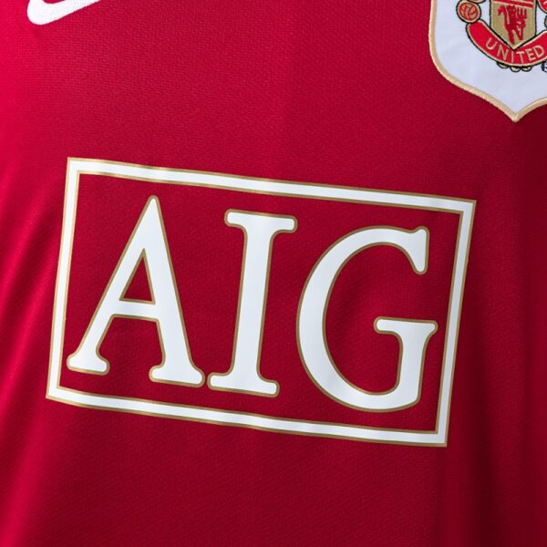 Manchester United 2006/07 Home Retro Jersey – Champions Red Edition