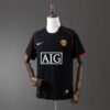 Manchester United 2007/08 Away Black Retro Jersey