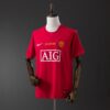 Manchester United 2007/08 Home Champions League Edition Retro Jersey – Moscow Final Edition