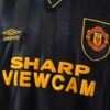 Manchester United 1993/94 Away Long Sleeve Retro Jersey – Classic Black Edition