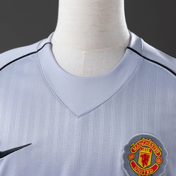 Manchester United 2007 Goalkeeper Grey Retro Jersey – Classic Keeper Edition