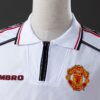Manchester United 1998/99 Away White Retro Jersey – Treble Season Edition