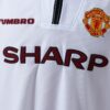 Manchester United 1998/99 Away White Retro Jersey – Treble Season Edition