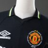 img_6490 Manchester United 1998/99 Second Away Black Long Sleeve Retro Jersey – Treble Edition