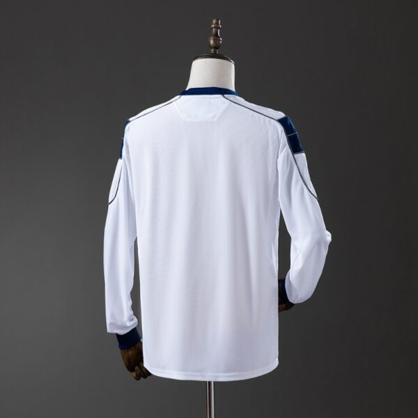 Manchester United 2000/01 Away White Long Sleeve Retro Jersey – Classic Champions Edition