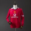 Manchester United 2004/06 Home Long Sleeve Retro Jersey – Classic Red Era Edition