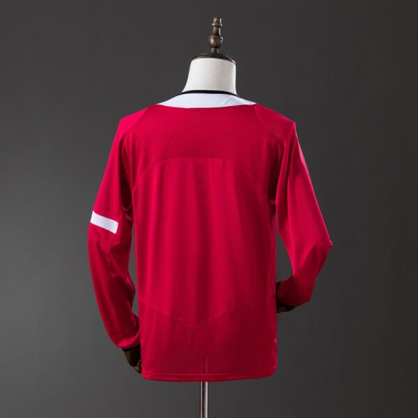 Manchester United 2004/06 Home Long Sleeve Retro Jersey – Classic Red Era Edition