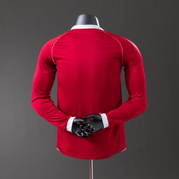 Manchester United 2006/07 Home Long Sleeve Player Version Retro Jersey – Elite Fit Edition