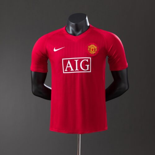 Manchester United 2007/09 Home Red Retro Jersey – Champions Era Edition