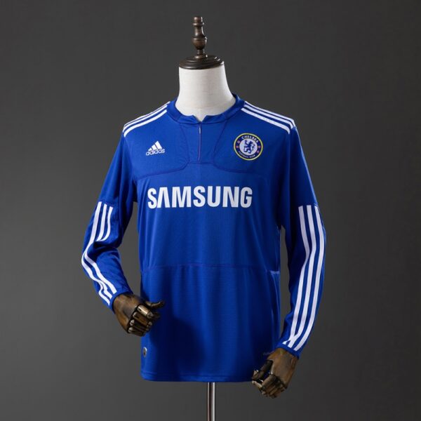 Chelsea 2009/10 Home Long Sleeve Retro Jersey – Double Winning Season Edition