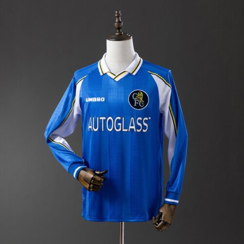 Chelsea 1997/99 Home Long Sleeve Retro Jersey – Classic 90s Blue Edition