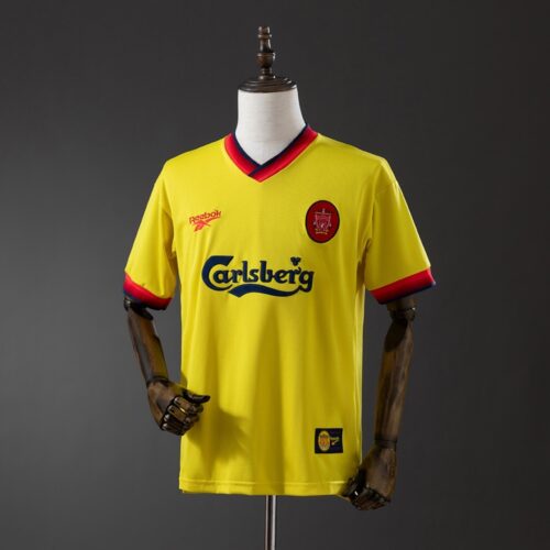 Liverpool 1988 Away Yellow Retro Jersey – Classic 80s Crown Paint Edition